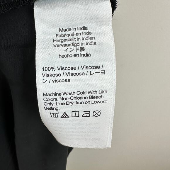 J.Crew Collection Cowlback Slip Dress Satin Viscose Evening Long Black US 18 NWT - Picture 10 of 12